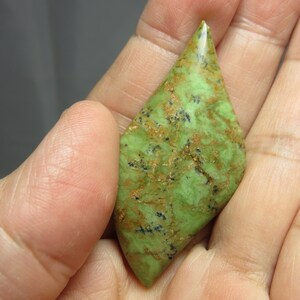 Natural Smooth Turkish Moganite 26x53mm Pendant