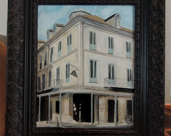 PRINT OF Napoleon house painting, Louisiana scene - Nola artist - New Orleans french quarter. realism