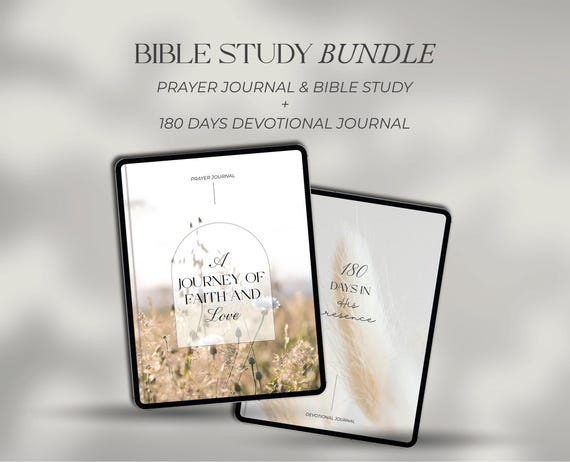 Digital Bible Prayer Journal Daily Devotional Journal for Goodnotes Bible Study Digital Bible Journal Faith Based Scripture Digital Planner