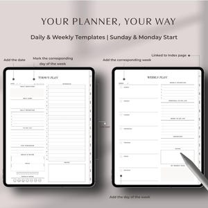 Realistic Digital Planner for iPad Daily Digital Planner for GoodNotes 2025 Minimalist Digital Planner Customizable Daily Planner Weekly Digital Planner for Organized Living Monthly Planner for Time Management GoodNotes Planner for Productivity Undated Planner for Flexible Planning Stylish Planner for 2025 Daily and Weekly Planner for Students Best Seller Star Seller Top Rated Premium Trusted Seller Instant Download Small Business Woman Owned Unique Design Must Have Top Pick