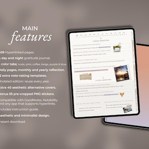 GoodNotes Digital Journal Mental Health Self Care Journal Mindfulness Journal