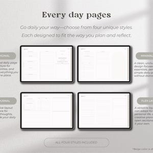 2026 Digital Planner Styles. Minimalist Planner