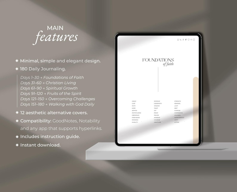 Christian Journal for Daily Bible Study Spiritual Growth Daily