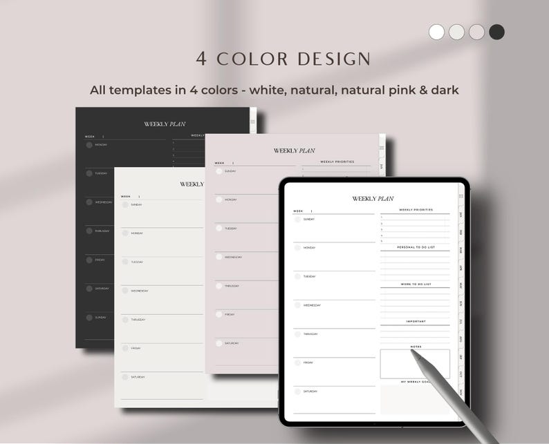 Realistic Digital Planner for iPad Daily Digital Planner for GoodNotes 2025 Minimalist Digital Planner Customizable Daily Planner Weekly Digital Planner for Organized Living Monthly Planner for Time Management GoodNotes Planner for Productivity Undated Planner for Flexible Planning Stylish Planner for 2025 Daily and Weekly Planner for Students Best Seller Star Seller Top Rated Premium Trusted Seller Instant Download Small Business Woman Owned Unique Design Must Have Top Pick