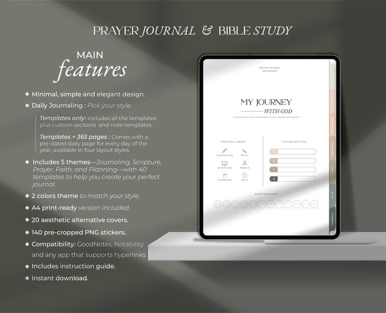 Daily Devotional Journal for Goodnotes