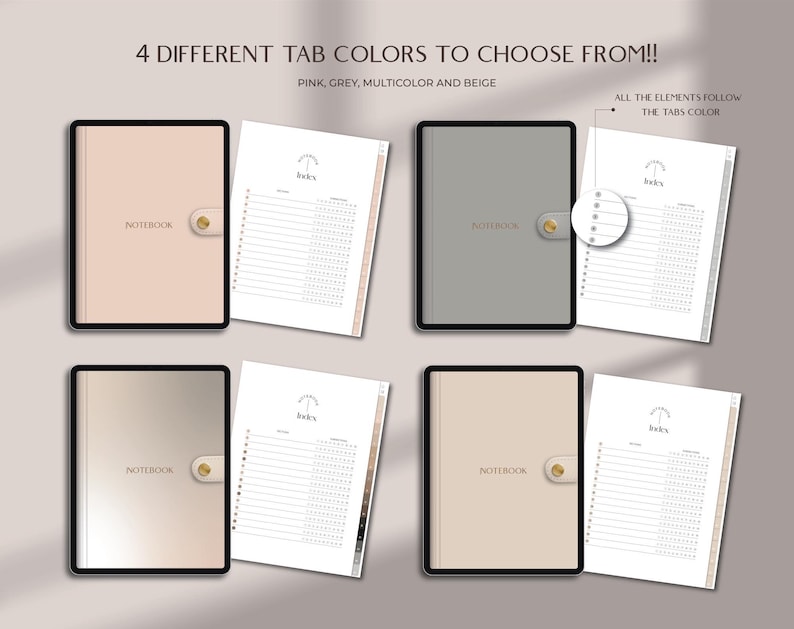 Minimalist digital notebook for iPad with lined pages grid pages dotted pages Cornell note pages good for GoodNotes Notability templates for students and note taking digital organization portrait layout with aesthetic design perfect for academic use interactive PDF easy to use on iPad student notebook best seller star seller top rated premium quality instant download trusted small business woman owned unique design must have top 5 star seller trending product best notebook best planner