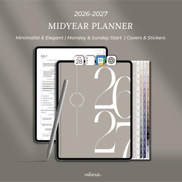 Daily Planner 2026 2027 - Etsy