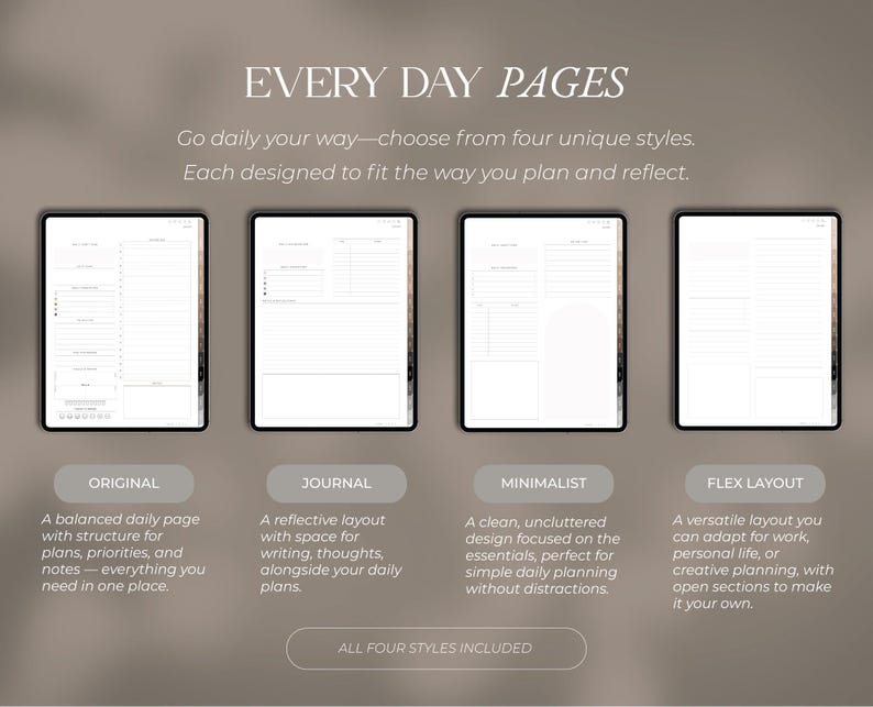 2026 Digital Planner for Goodnotes Minimalist All in One Planner 2026 ...
