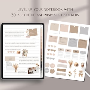 Minimalist digital notebook for iPad with lined pages grid pages dotted pages Cornell note pages good for GoodNotes Notability templates for students and note taking digital organization portrait layout with aesthetic design perfect for academic use interactive PDF easy to use on iPad student notebook best seller star seller top rated premium quality instant download trusted small business woman owned unique design must have top 5 star seller trending product best notebook best planner