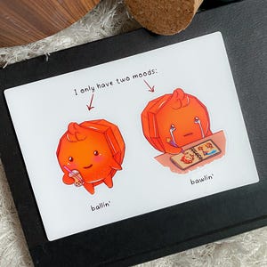 Sticker Sheet Tuff Ballin' and Bawlin' | The Agapéd Bearer