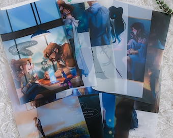 Le porteur agapé : la malédiction de Dreyma, 12 pages superposées, 4 illustrations du livre