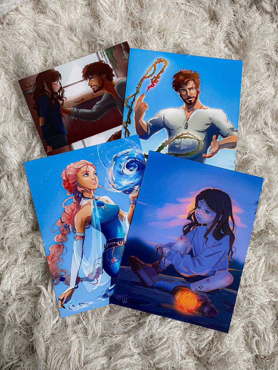 Character Concept Art Prints (4 Variations) of the Agapéd Bearer 6 X 8 ...