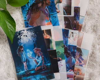 The Agapéd Bearer: Wishing Stars 12 Page Overlays Book 1 Illustrations