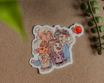 Ambassade Saints groepsfoto sticker | De Agapéd-drager