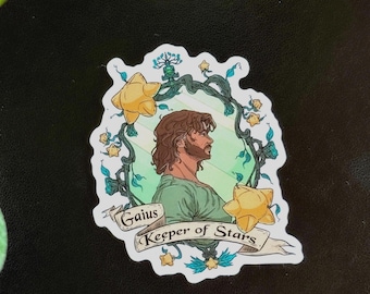 Gaius Keeper of Stars 2,5-inch sticker uit The Agapéd Bearer Saga