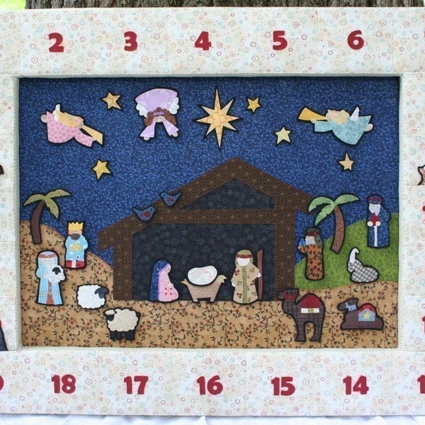 Nativity Advent Calendar Etsy