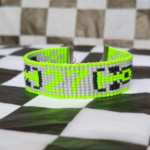 Nico Hülkenberg inspired bracelet | F1 Stake Kick Sauber | NH27 | Miyuki beaded bracelet | Handmade F1 merc | Formula one bracelet