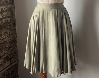 Vintage Pleated Mini Skirt - Size XS