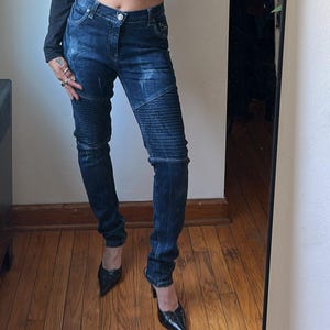 Y2K Diesel Moto Mid Rise Denim Jeans | Italian Made Vintage Archival