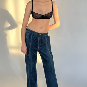 Cargo Baggy Cotton Jeans Oversized Denim Size M L image 4