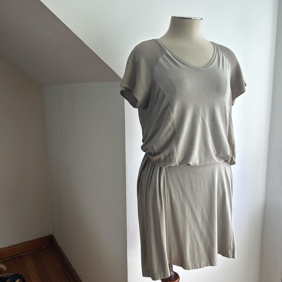 VINTAGE Y2K Drawstring Mini Dress | Adjustable La… - image 1