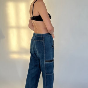 Cargo Baggy Cotton Jeans Oversized Denim Size M L image 6