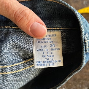 Cargo Baggy Cotton Jeans Oversized Denim Size M L image 10