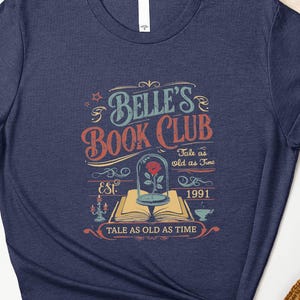 a t - shirt with a picture of a book club on it