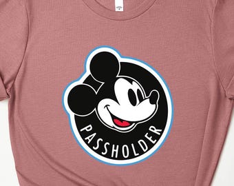 Passholder Shirt, Mickey Mouse T-Shirt, Disney Vacation Sweatshirt, Disney Trip Shirt, Disneyworld Shirt, Disney Passholder Sweater