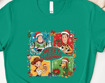 Toy Story Christmas Shirt, Disney Christmas Tee, Christmas Lights Sweatshirt, Xmas Party Sweater, Merry Christmas T-Shirt, Toy Story Shirt