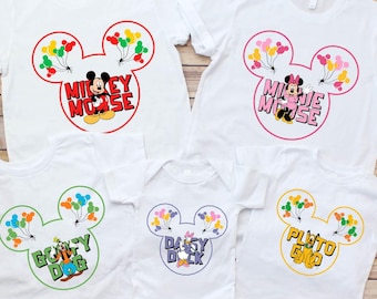 Mickey and Friends Shirt, Disney Family Vacation T-Shirt, Mickey Head Sweater, Disney Group Sweatshirt, Matching Family Tee, Disneyland Gift