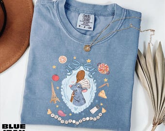 Chemise ratatouille, sweat Chef Remy, pull voyage Disney, t-shirt Disneyland Little Chef Remy, t-shirt couleurs confort