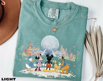 Disney Epcot Shirt, Mickey & Friends Sweater, Family Vacation Sweatshirt, Snacks Drinking Around The World Tee, Comfort Colors T-Shirt