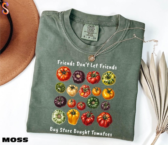 Tomato Shirt, Fruit Sweatshirt, Botanical Sweater, Vegan Tee, Garden T-Shirt, Homestead Gift, Garden Girl Tee, Comfort Colors T-Shirt