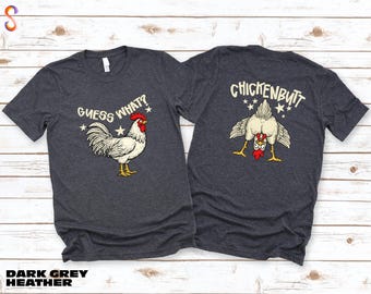 Guess What Chicken Butt Shirt, Farm Humor Sweatshirt, Country Farm Tee, Funny Chicken Butt Sweater, Funny Meme T-Shirt