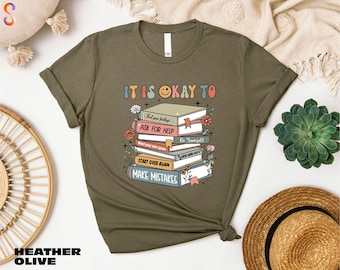 T-shirt « C’est normal », T-shirt pour enseignant, Sweat-shirt « La santé mentale compte », Pull positif, T-shirt pour conseiller scolaire, Cadeau de motivation