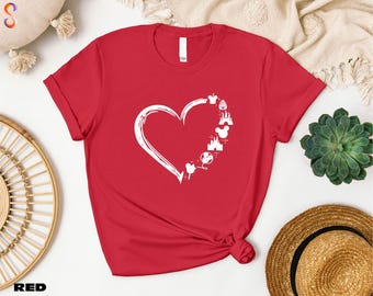 Disney Shirt, Disney Heart Sweatshirt, Disneyland Shirt, Disney Gifts For Her, Walt Disney World Shirts, Disney Family Trip Shirt