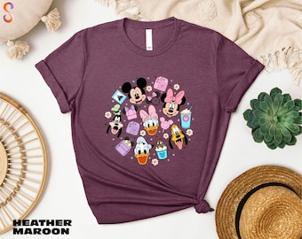 Mickey And Friends Shirt, Disney Shirts, Disney Trip Shirt, Disney Vacation Sweatshirt, Disney Characters T-Shirt, Disneyland Sweatshirt