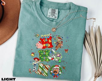 Ho Ho Ho Toy Story Christmas Shirt, Merry Christmas Sweatshirt, Disneyland Christmas Sweater, Toy Story Tee, Comfort Colors T-Shirt