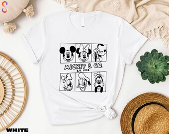 Mickey And Co Shirt, Disneyland Family Vacation T-Shirt, Mickey And Friends Sweatshirt, Magic Kingdom Sweater, Disney Matching Tee