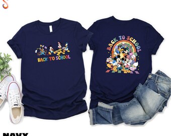 Disney Back To School Shirt, Mickey and Friends T-Shirt, Disney Teacher Sweatshirt, First Day of School Hoodie, Gift for Teacher