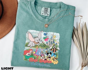 Walt Disney World Shirt, Mickey and Friends Sweatshirt, Magic Kingdom Tee, Happiest Place on Earth Sweater, Comfort Colors T-Shirt