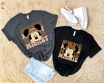 Animal Kingdom Minnie and Mickey Shirt, Disney Safari Shirt, Disney Wild Trip Shirt, Matching Disney Shirt, Safari Mode Disney Sweatshirt