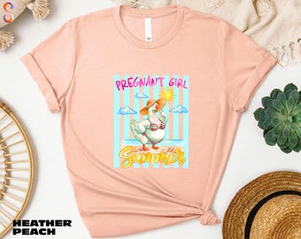 Pregnant Girl Summer Shirt, Silly Goose Sweatshirt, Funny Pregnancy Tee, Goose Mom Sweater, Mom To Be Gift, Funny Goose T-Shirt