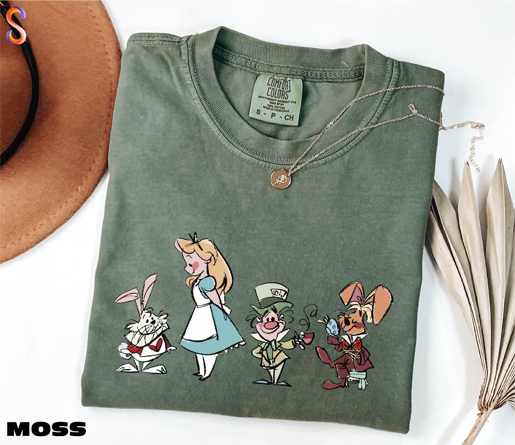 Alice In Wonderland T-Shirt, Disney Alice Shirt, Disneyland Vacation Tee, Princess Alice Sweater, Magic Kingdom Hoodie, Comfort Colors Tee