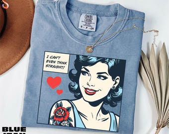 T-shirt « Je n'arrive même plus à penser clairement », cadeau fierté LGBT, sweat-shirt humoristique, t-shirt LGBTQ drôle, pull du mois des fiertés, t-shirt Comfort Colors