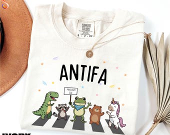 Aunt Tifa Shirt, Fight Fascists Tee, Human Rights Sweatshirt, Protest Movement Sweater, Anti Trump Shirt, Comfort Colors T-Shirt