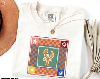 Summer Lobster Shirt, Coastal Shirt, Beach Summer Tee, Lobster Lover Gift, Summer Vacation Shirt, Comfort Colors Tee