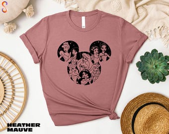 Disney Princess T-shirt, Disney Girls Trip, Disney Vacation Shirt, Princess Gift, Mickey Mouse Sweatshirt, Disneyworld Princess Sweater