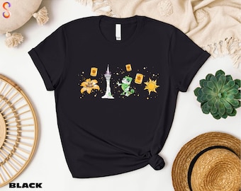 Disney Pascal T-Shirt, Minimalist Rapunzel Princess Tee, Magic Kingdom Sweatshirt, Floral Pascal Sweater, Family Vacation Shirt